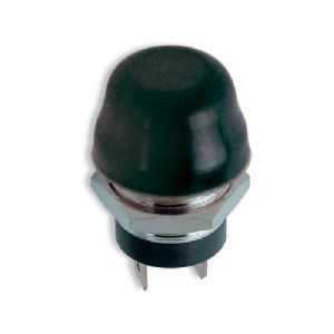PUSH-BUTTON SWITCH - BLACK BUTTON (click for enlarged image)